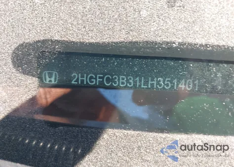 2020 Honda Civic Ex from USA, damaged, VIN 2HGFC3B31LH351401